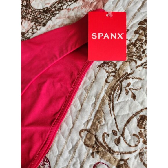 Spanx Women's Classic Swim Bikini bottoms Color: Hibiscus pink Size M - Picture 5 of 11